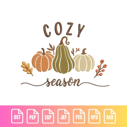 Cozy Season Fall Pumpkins Holiday | C012