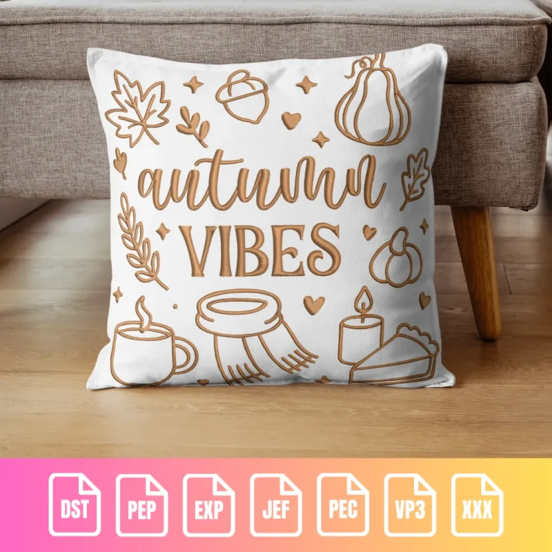 Autumn Vibes Fall Icons Holiday | M008 - Image 5