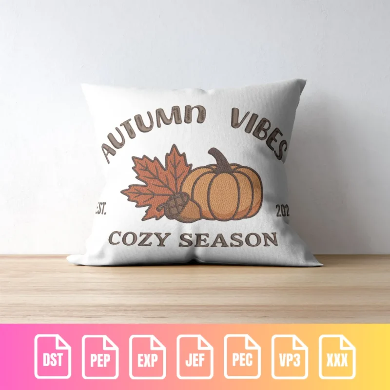 Autumn Vibes Pumpkin Logo Holiday | M009 - Image 6