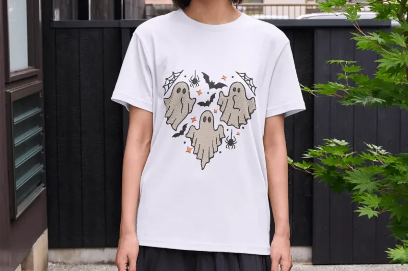 Cute Halloween Ghosts Trio Holiday | C014 - Image 2