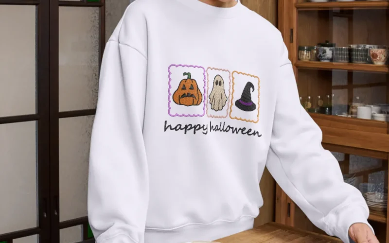 Vibrant Halloween Pumpkin Floral Holiday | C022 - Image 2
