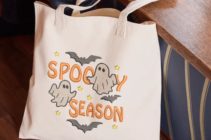 Spooky Season Ghosts Bats Halloween | C015 - Image 4